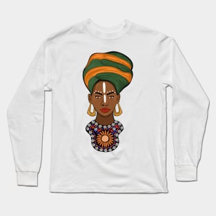 African woman 5 Long Sleeve T-Shirt